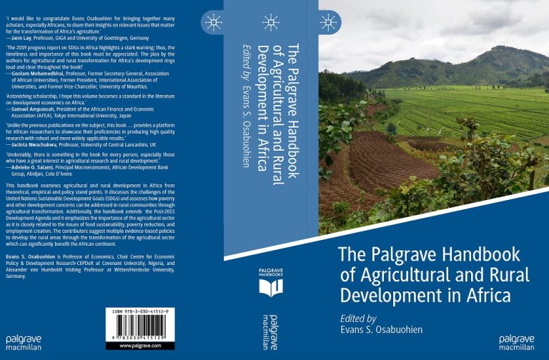 The Palgrave Handbook on Agricultural and Rural Development in Africa