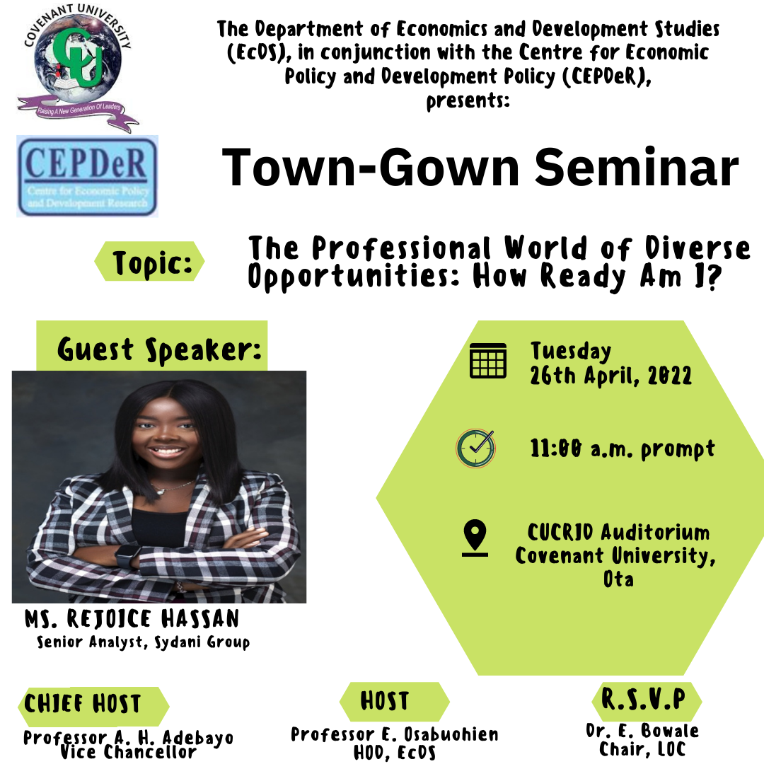 Read more about the article Town and Gown Seminar Series